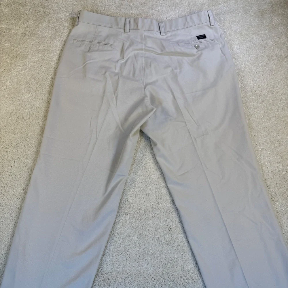 VTG Dockers Individual Fit Dress‎ Pants Men's W38 L32 Beige Stretch Waistband